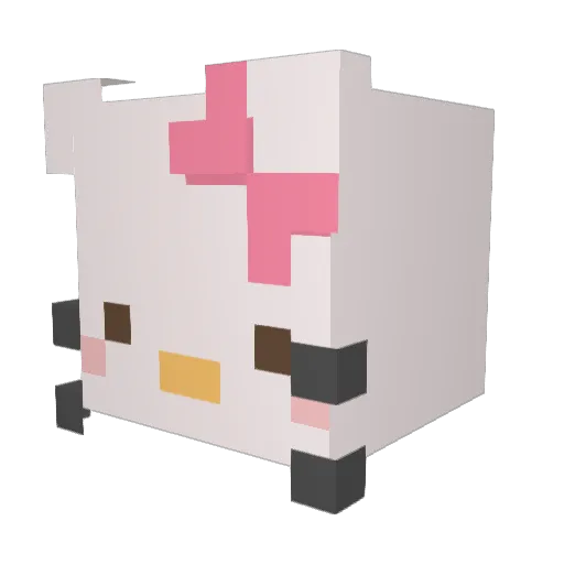 misiapatrysia Minecraft avatar head, 3D render