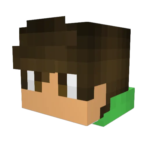 misiu2580 Minecraft avatar head, 3D render