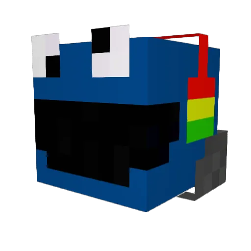 misjablonski Minecraft avatar head, 3D render