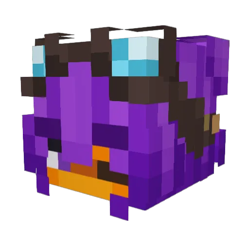 miskcellaneous Minecraft avatar head, 3D render