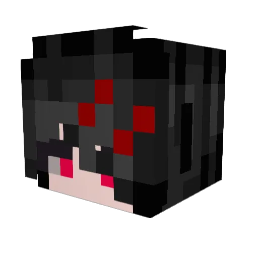 misolgi Minecraft avatar head, 3D render