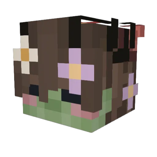 misosoup21 Minecraft avatar head, 3D render