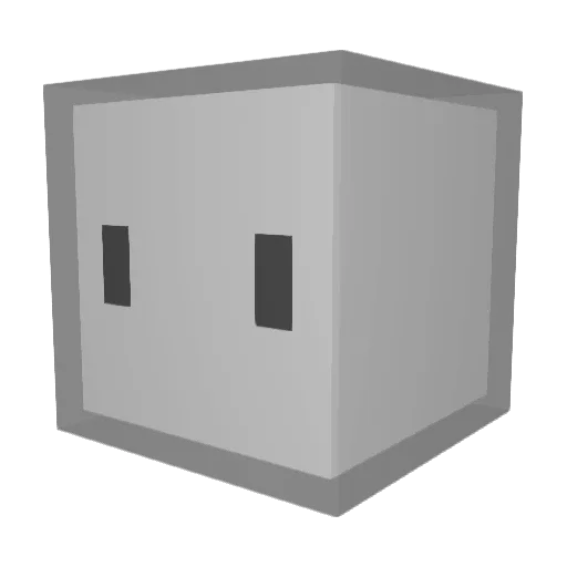 misotacos Minecraft avatar head, 3D render