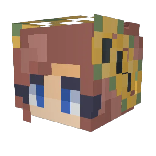 missSUNSHINE977 Minecraft avatar head, 3D render