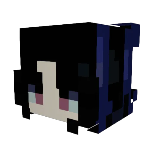 miss_bri Minecraft avatar head, 3D render