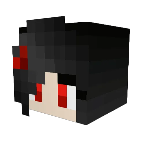 miss_kuka Minecraft avatar head, 3D render