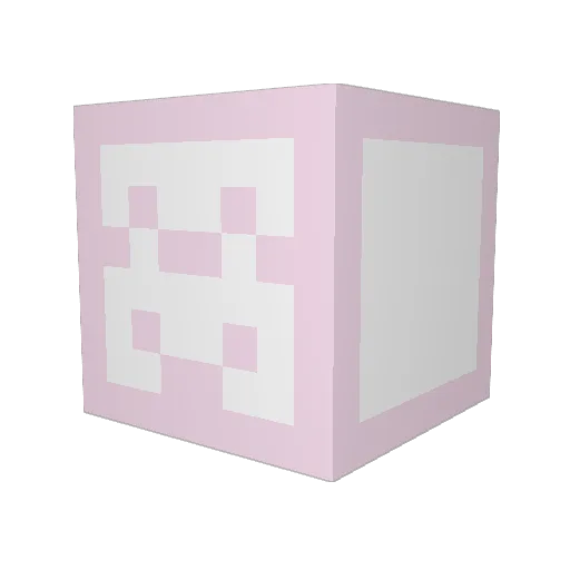 miss_ponytastic Minecraft avatar head, 3D render