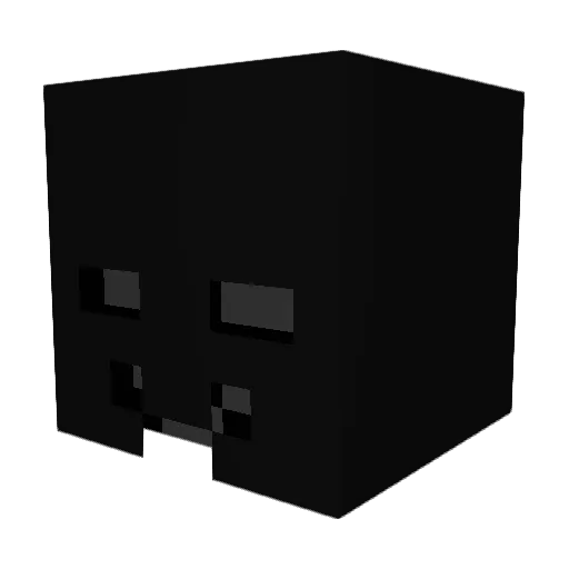 missallyy Minecraft avatar head, 3D render
