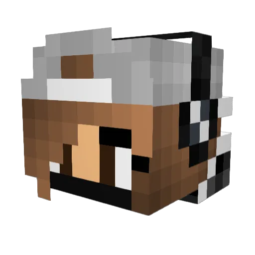 missbond Minecraft avatar head, 3D render
