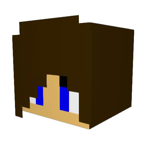missbowpeep8 Minecraft avatar head, 3D render