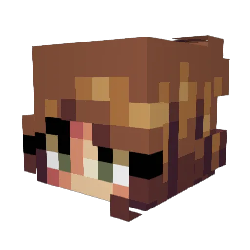 missingeunoia Minecraft avatar head, 3D render