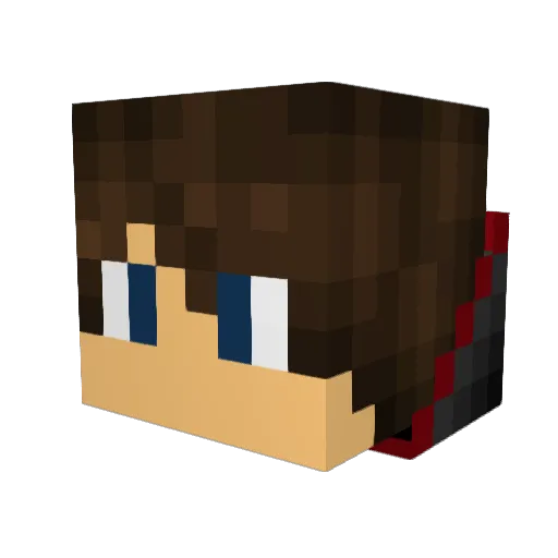 missinglink5 Minecraft avatar head, 3D render