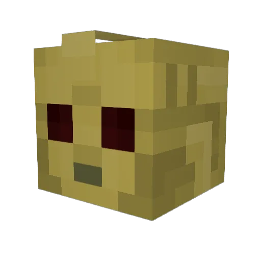 missingtex_____ Minecraft avatar head, 3D render