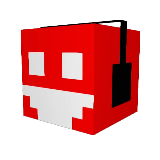 missionary__ Minecraft avatar head, 3D render