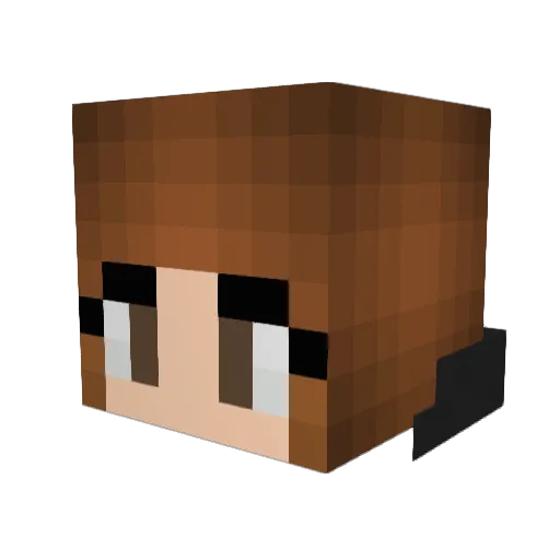 missjaedyn Minecraft avatar head, 3D render