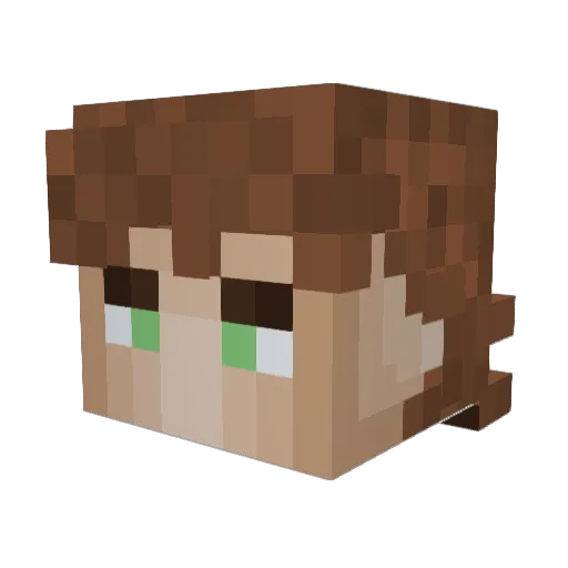 missmarvel89 Minecraft avatar head, 3D render