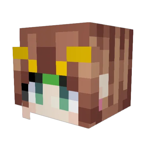 missmickey446 Minecraft avatar head, 3D render