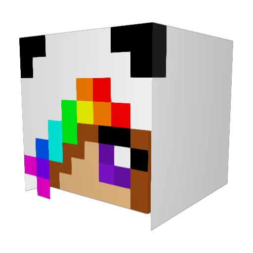 missminer17 Minecraft avatar head, 3D render