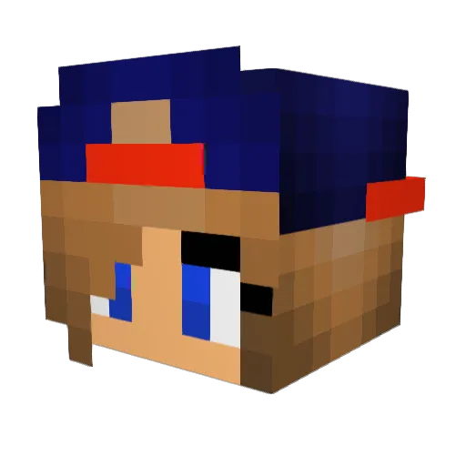 missnugget1399 Minecraft avatar head, 3D render