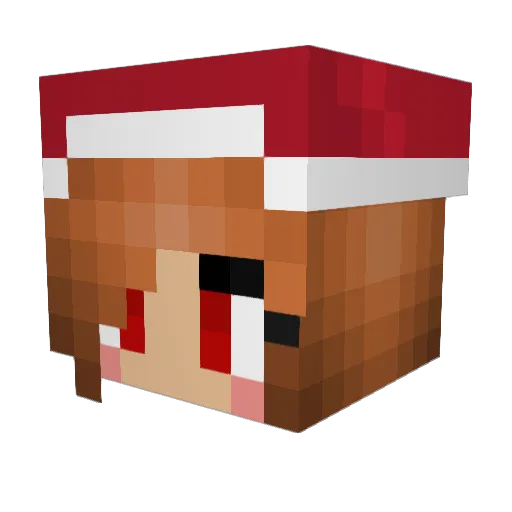 missoy Minecraft avatar head, 3D render