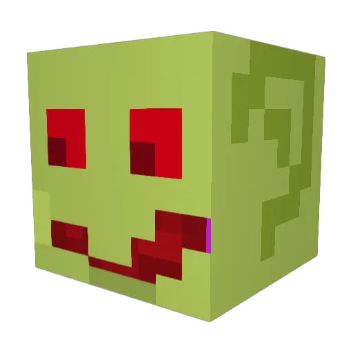 missus_zee Minecraft avatar head, 3D render