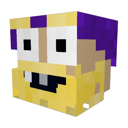 misswhenwetalked Minecraft avatar head, 3D render