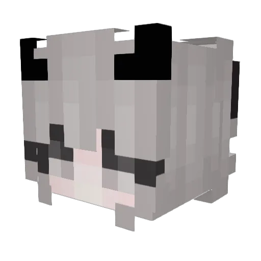 missy0u Minecraft avatar head, 3D render