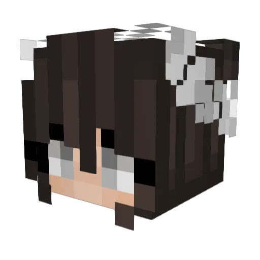 missymoo2002 Minecraft avatar head, 3D render