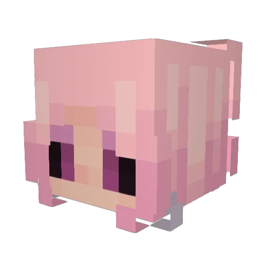 mist142633 Minecraft avatar head, 3D render