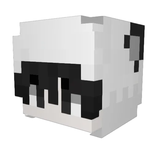 mistakes Minecraft avatar head, 3D render
