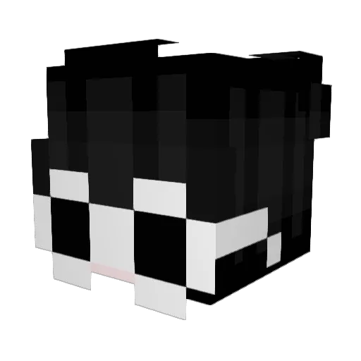 mistasi Minecraft avatar head, 3D render