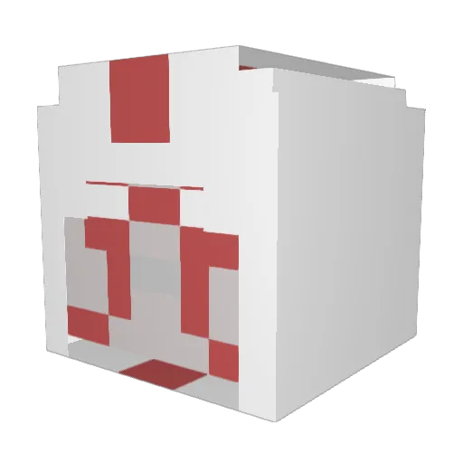mister5 Minecraft avatar head, 3D render