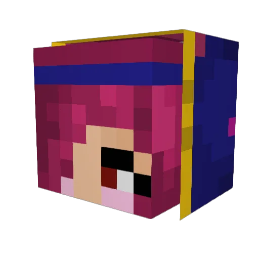 mister_Donut Minecraft avatar head, 3D render
