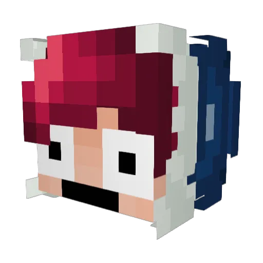 mister_escuincle Minecraft avatar head, 3D render