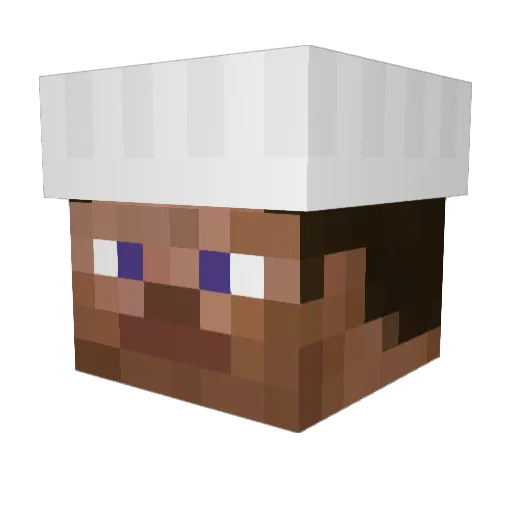 mister_ofox Minecraft avatar head, 3D render
