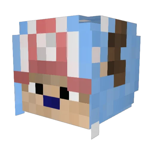 mistercheese21 Minecraft avatar head, 3D render