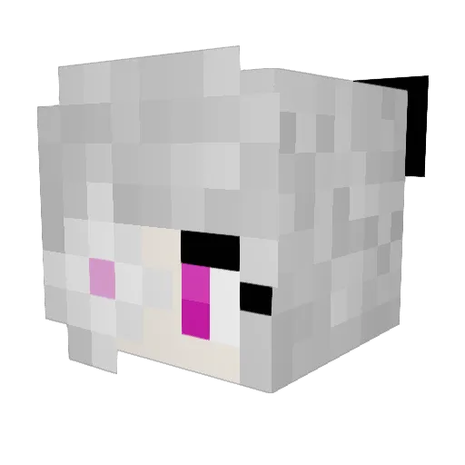 misterguick Minecraft avatar head, 3D render