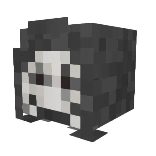 misterio90001 Minecraft avatar head, 3D render