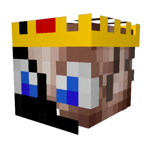 misterlams Minecraft avatar head, 3D render