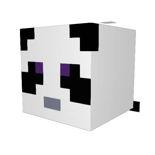 misterlawk Minecraft avatar head, 3D render