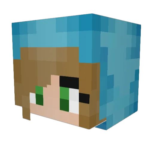 mistermarathon Minecraft avatar head, 3D render