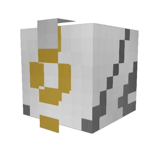 misterpointy1 Minecraft avatar head, 3D render