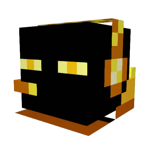 misterpork Minecraft avatar head, 3D render