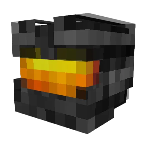misterscatman Minecraft avatar head, 3D render