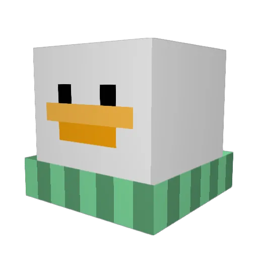 misterslaura Minecraft avatar head, 3D render