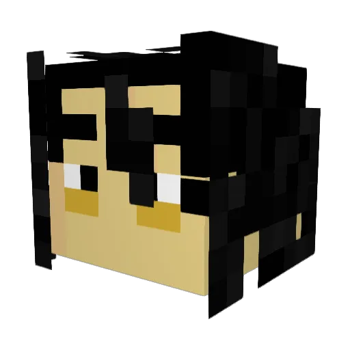 misterstealurkid Minecraft avatar head, 3D render