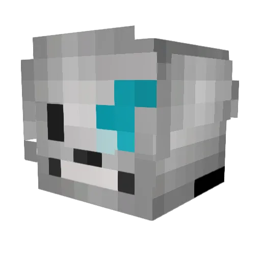 misterxenon Minecraft avatar head, 3D render