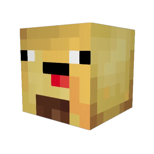 misteryoloduck Minecraft avatar head, 3D render