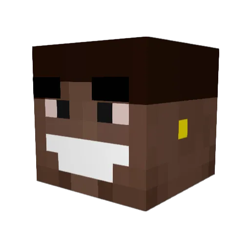 misteryry Minecraft avatar head, 3D render