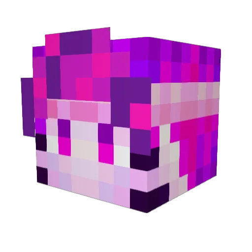 misticomen Minecraft avatar head, 3D render